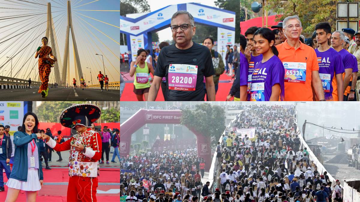 Business heads run at Mumbai Marathon, more than 50,000 people participate in event – See pictures here