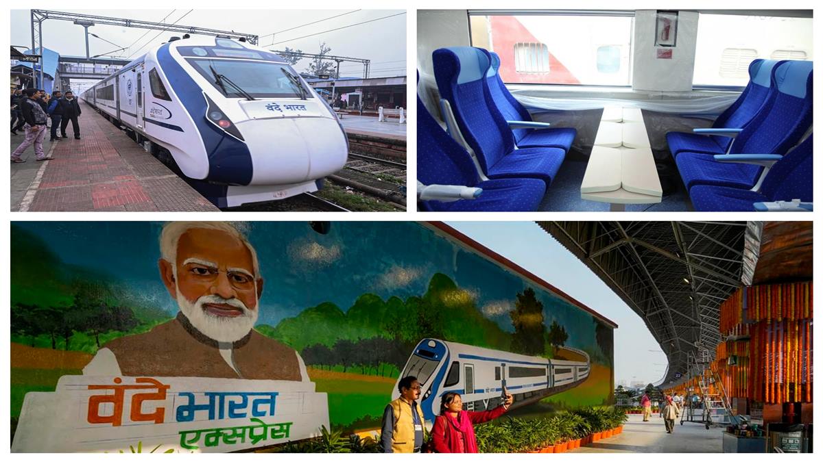 West Bengal gets its ‘First’ Vande Bharat Express! PM virtually flags off India’s semi high-speed train from Howrah – See PHOTOS