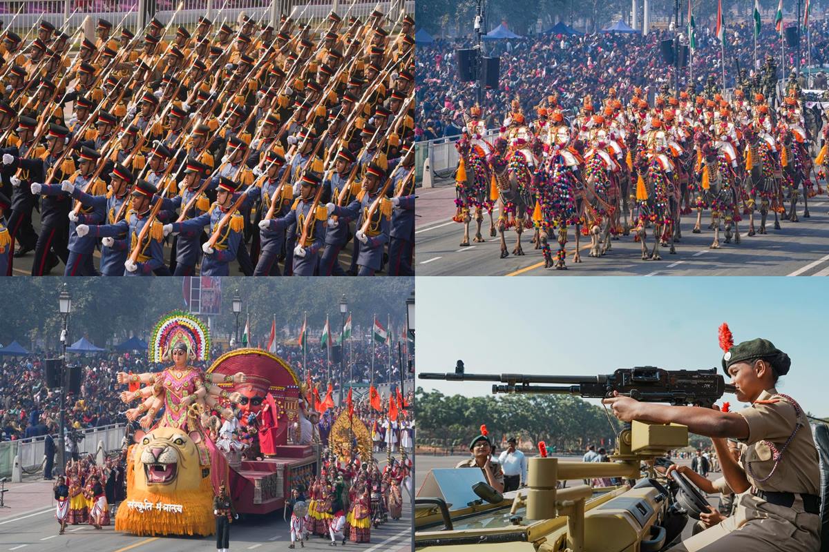 Republic Day 2023 full dress rehearsal at Kartavya path in full glory – See Glorious Pics