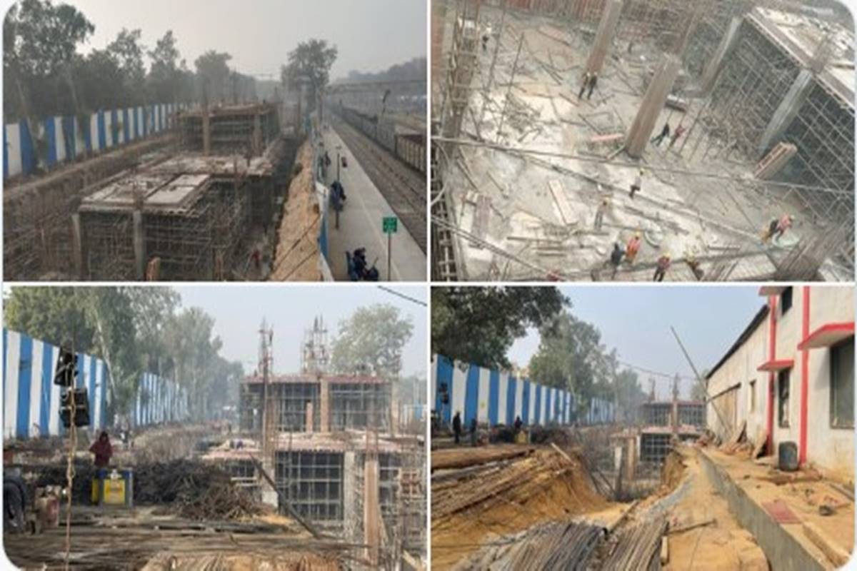 Redevelopment work of Delhi’s Safdarjung railway station in full swing – Photos