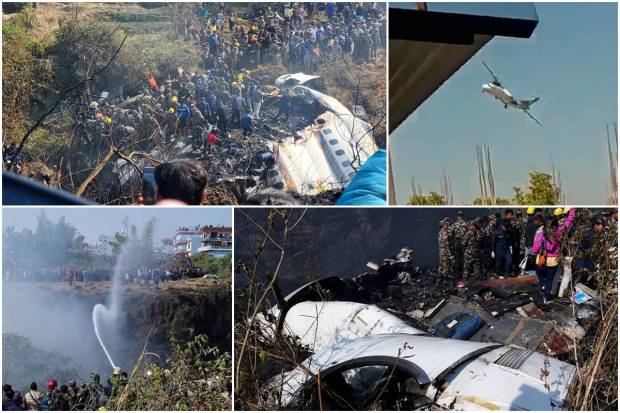 Nepal plane crash: Flight with 72 onboard crashes near Pokhara International Airport – Images