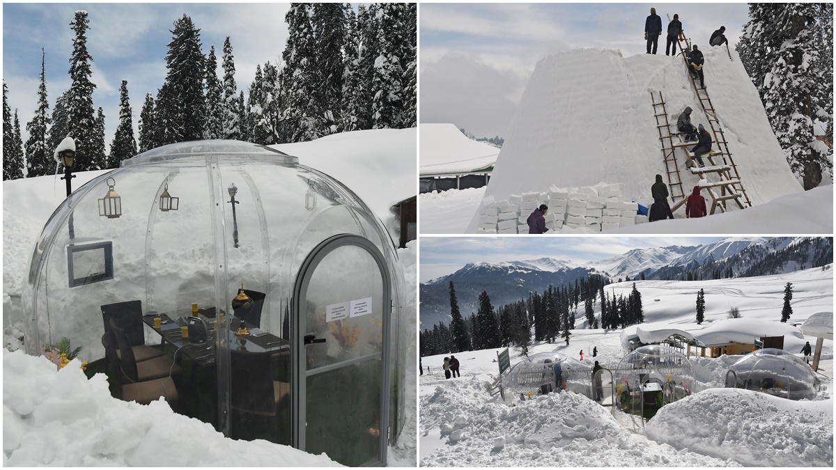 Glass Igloo: A new tourist attraction at Jammu and Kashmir’s Gulmarg – See Pics