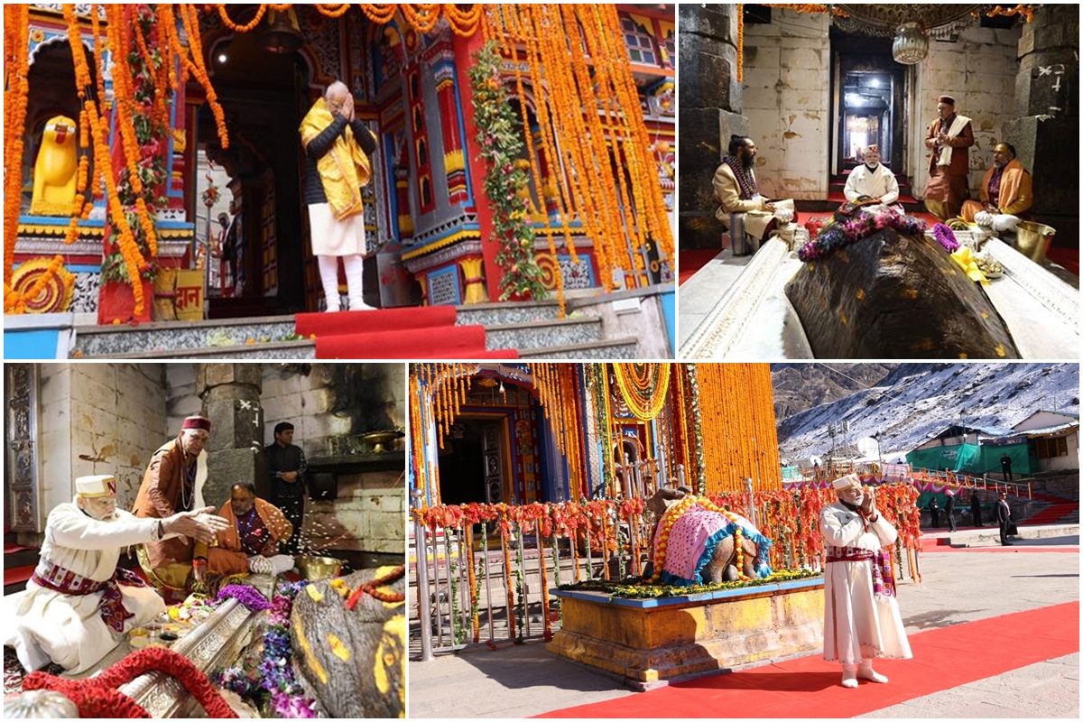 PM Modi in Kedarnath, Badrinath: Here are some photos of the visit