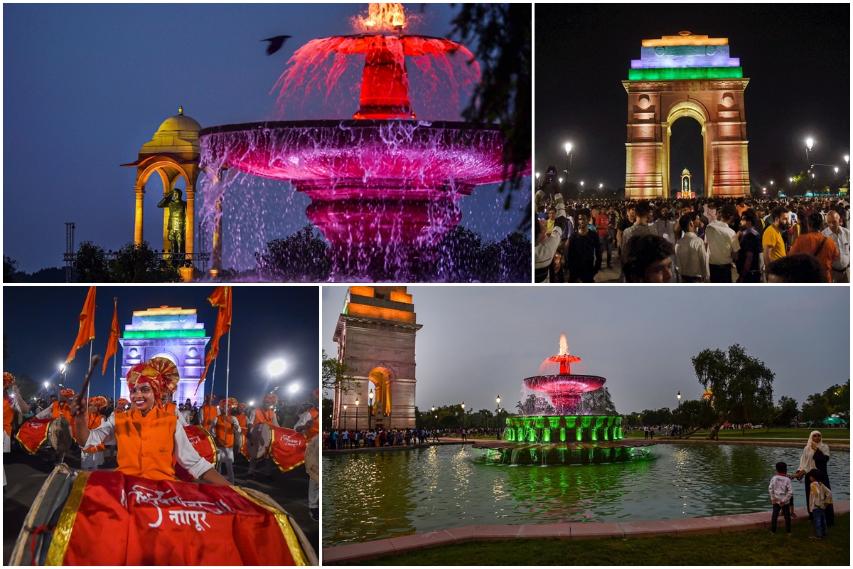 New Delhi: Visitors throng Kartavya Path for picnics, catching up – See Photos