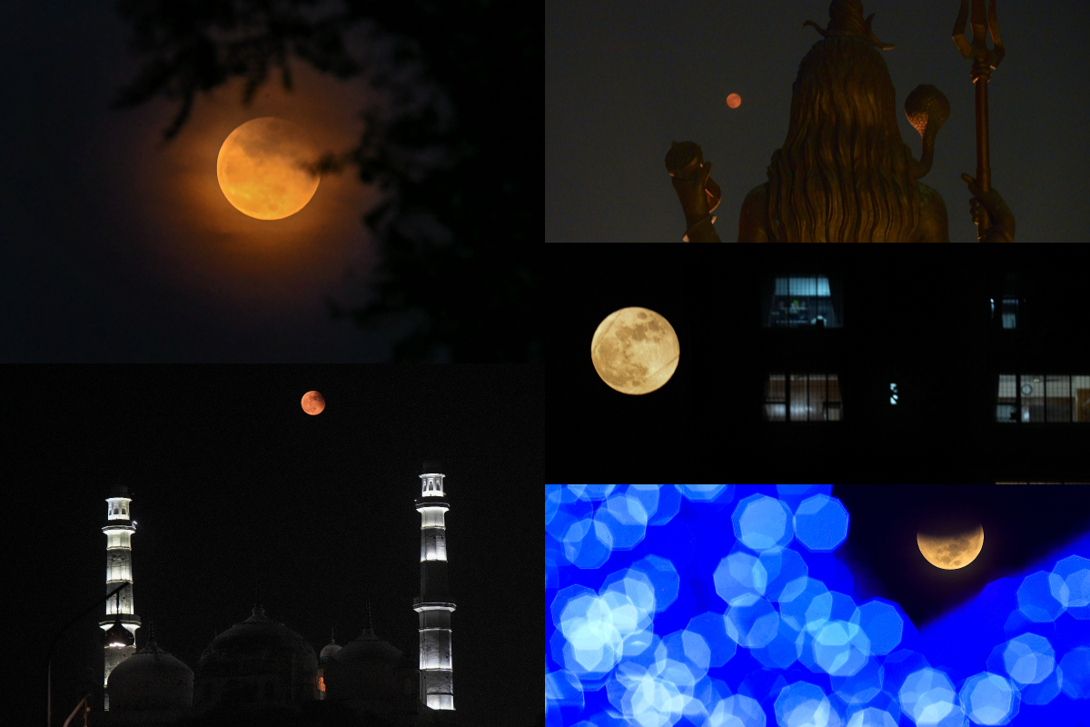 Lunar Eclipse 2022: Did you get a glimpse of Chandra Grahan? This is how the Moon appeared in different parts of the world