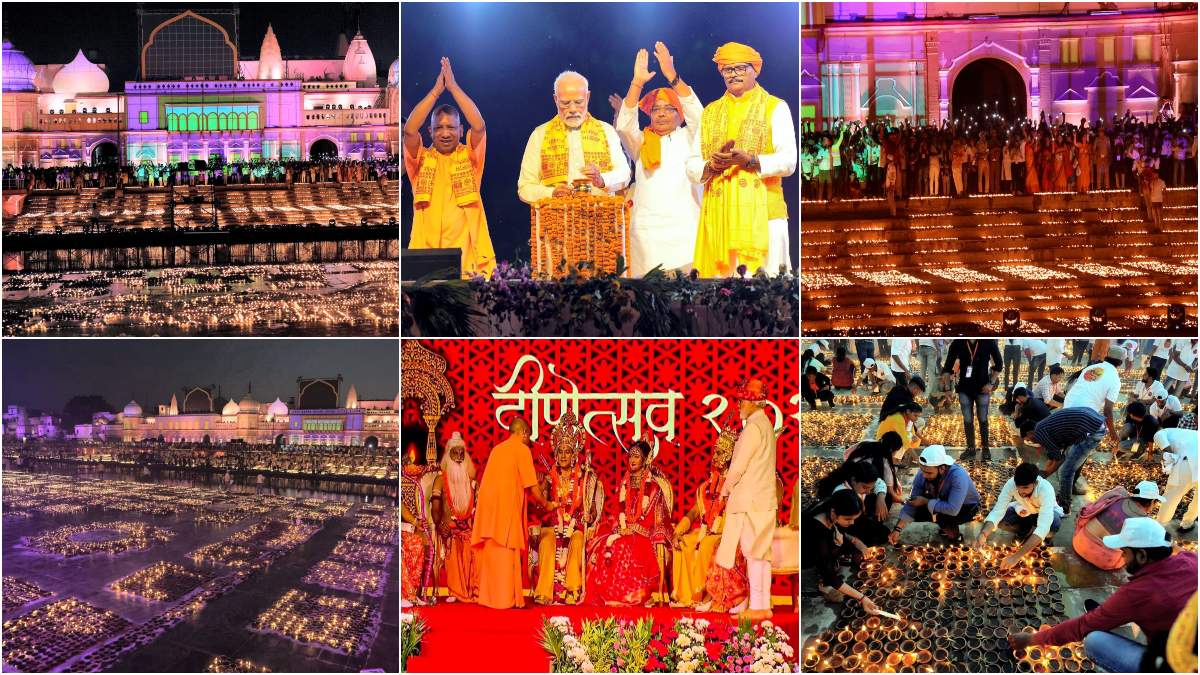 In Pictures: PM Modi inaugurates Deepotsav in Ayodhya; World record set by lighting of over 15 lakh diyas