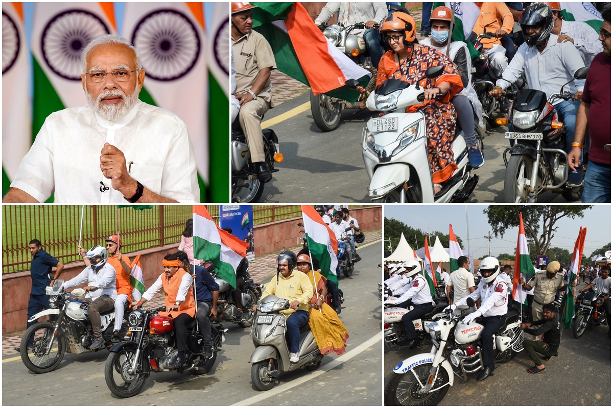 Azadi ka Amrit Mahotsav: BJP holds Tiranga rally to celebrate 75th Independence Day | See photos