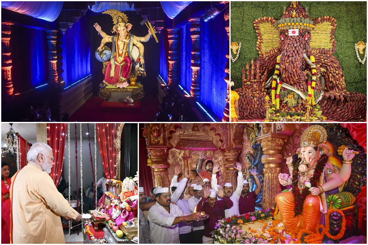 India soaks in Ganesh Chaturthi festivities – Take a look at beautiful pictures