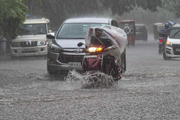 Weather experts have said the monsoon is expected to yield good rainfall in Delhi in the first 10 days and help cover the rain deficit. (PTI Photo)