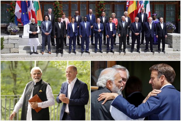 The Group of Seven leading economic powers held meeting in Germany for their annual gathering. Prime Minister Narendra Modi was on a two-visit to Germany on an invitation from the German Presidency to the G7 Summit in Elmau, Bavaria. After attending a productive G7 Summit in Germany and interacting with several world leaders during which they discussed many issues aimed at furthering global well-being and prosperity, Modi left for the UAE today. Let us take a look at some of the images from the G7 meet: