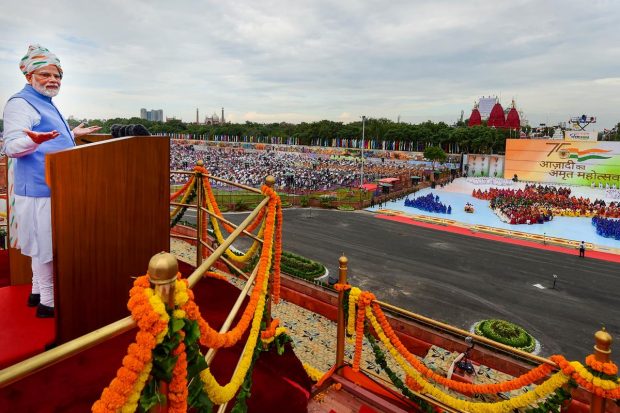 76th independence day, independence day 2022 speech, 76th independence day celebrations, india at 75, independence day, august 15, red fort, pm modi, modi speech