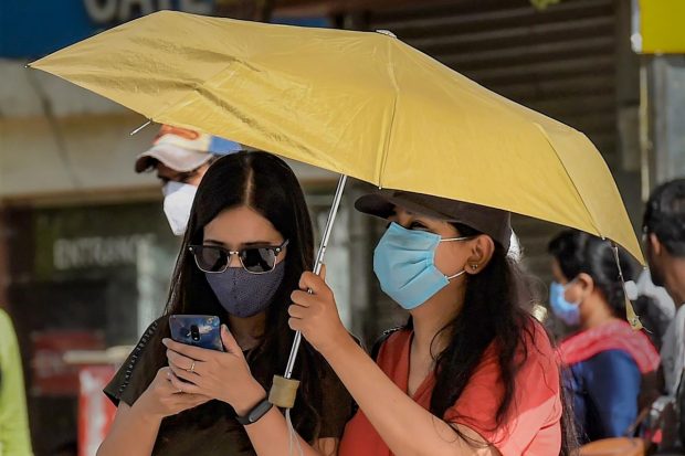 The IMD said a thunderstorm or a dust storm is likely in the national capital on Monday.(PTI Photo)