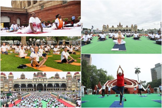 International Day of Yoga 2022: Prime Minister led the International Day of Yoga celebrations, being observed across India and the world. Physical observance is being held at 75 iconic and heritage sites, with Modi leading the celebrations from Mysuru. The Prime Minister first proposed the idea of Yoga Day in 2014. The first International Day of Yoga, recognised by the United Nations, was celebrated in 2015.