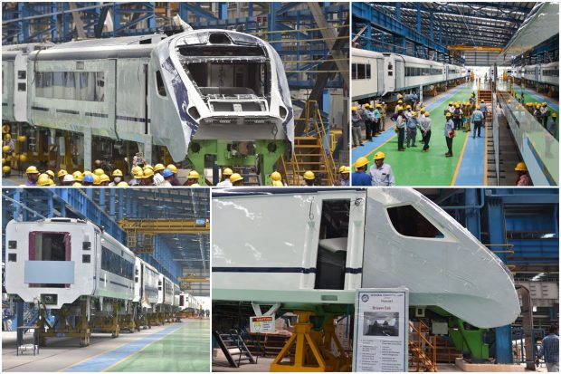 This is how Indian Railways’ Vande Bharat Express trains are manufactured in Chennai. It is said that every unit of Vande Bharat Express is estimated to be 40 per cent cheaper than European ones. In the recent pictures workers are seen busy in production of coaches of the Vande Bharat Express at LHB Shed in Integrated Coach Factory (ICF) Chennai. Let us take a look at some of the images: