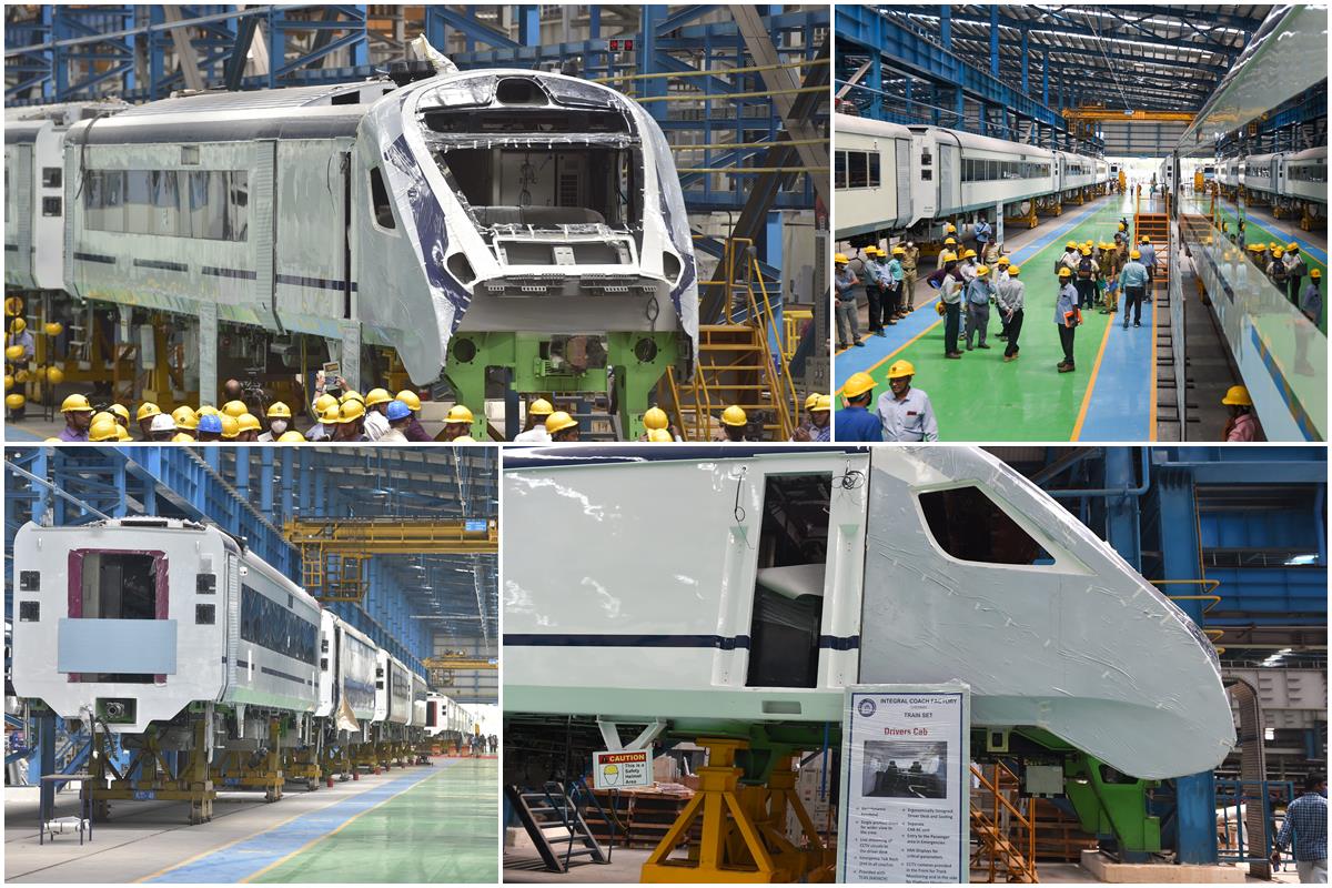 This is how Indian Railways’ Vande Bharat Express trains are manufactured – See PHOTOS