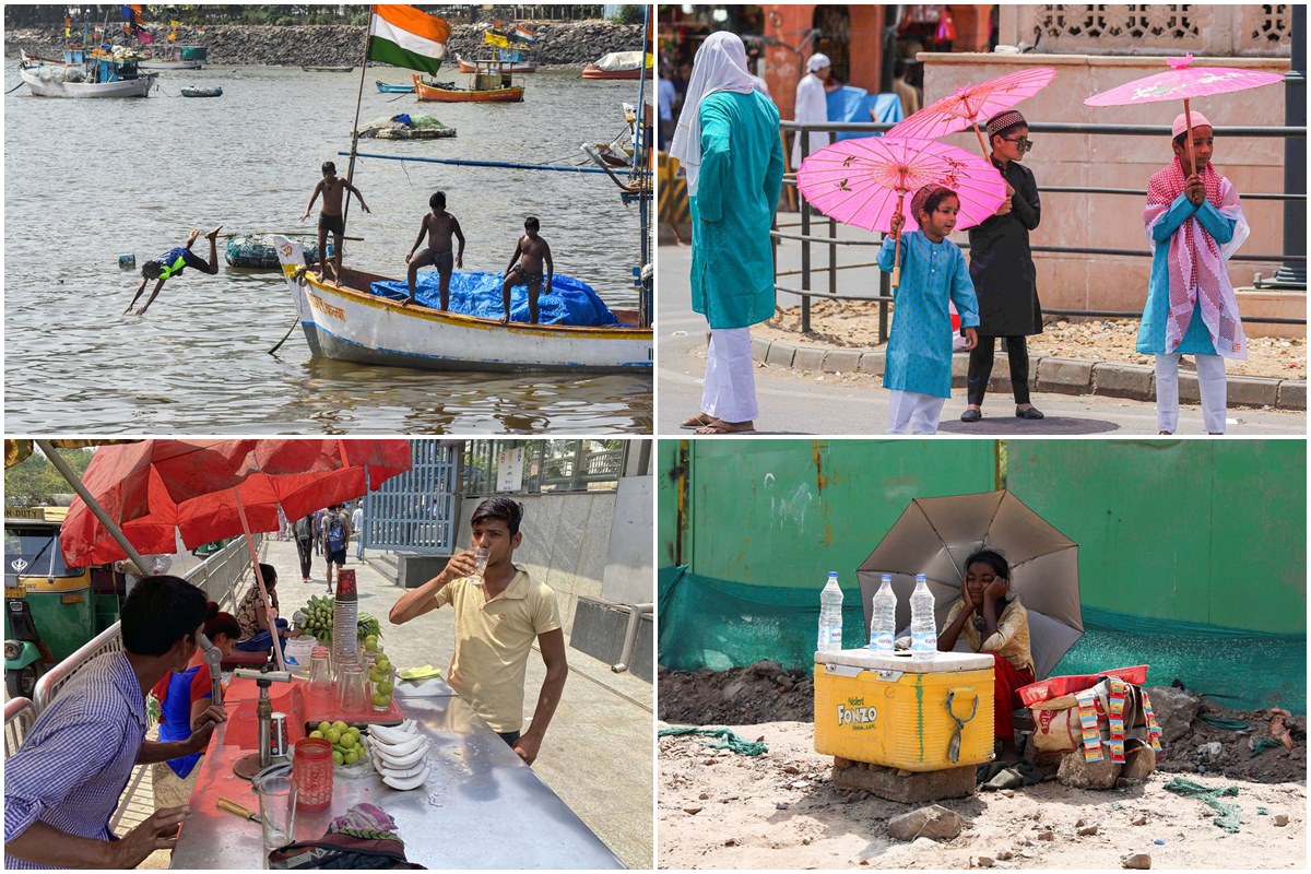 India battles extreme heatwave! Pictures from across India show people reeling under scorching heat