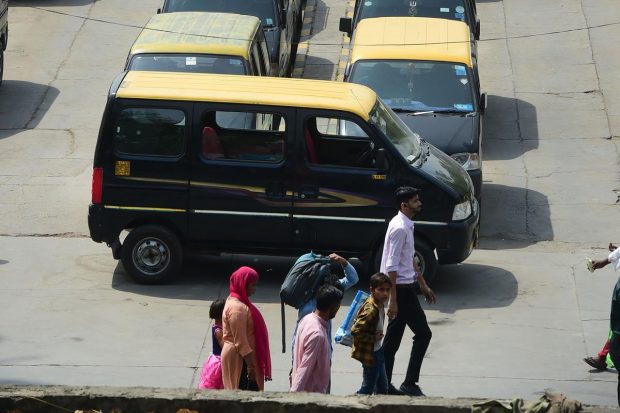 They refused to call their strike off despite an announcement by the Delhi government to form a committee to consider a fare revision in a time-bound manner.(PTI Photo)