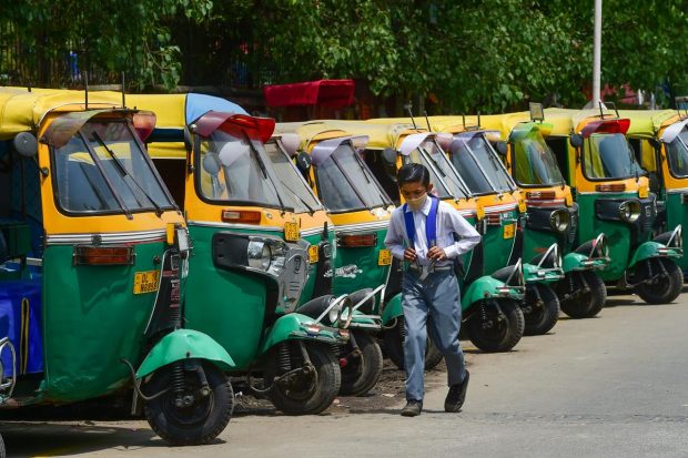 Small protests were also witnessed at number of places, including Kashmere Gate ISBT, Rani Bagh, Civil Lines, New Delhi Railway Station auto stand. (PTI Photo)