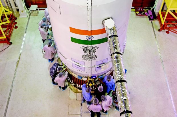 Co-passenger satellites INSPIREsat-1 and INS-2TD were successfully separated from the PSLV in a predetermined sequence. (PTI Photo)