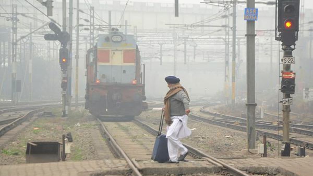 Indian Railways train services hit by thick fog, several Delhi-bound trains running late due to low visibility