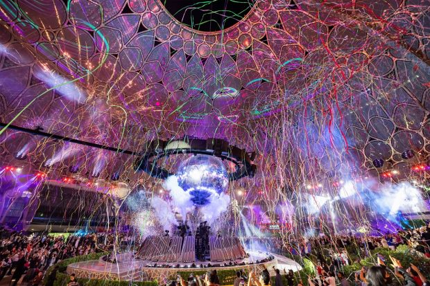 A view of Expo 2020 Dubai to mark New Year in Dubai, United Arab Emirates. (REUTERS Image)