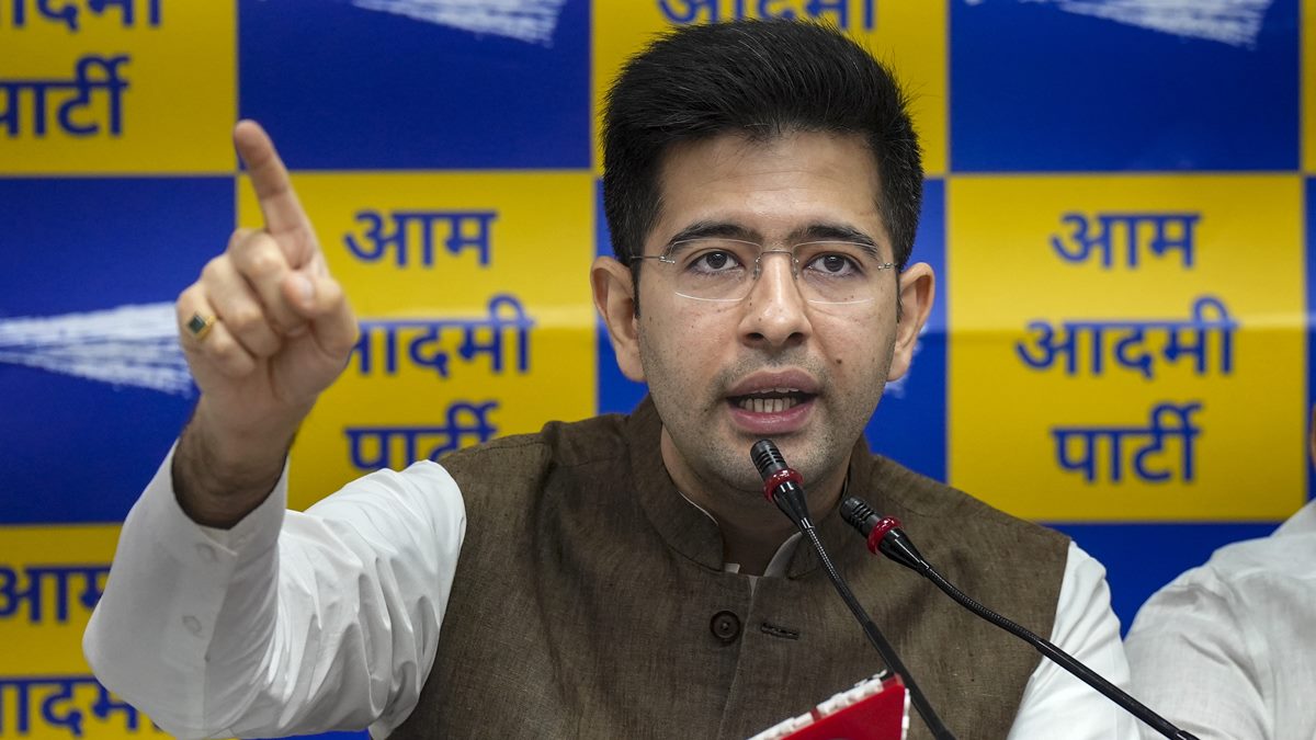 AAP’s request to appoint Raghav Chadha as party’s interim leader in Rajya Sabha rejected